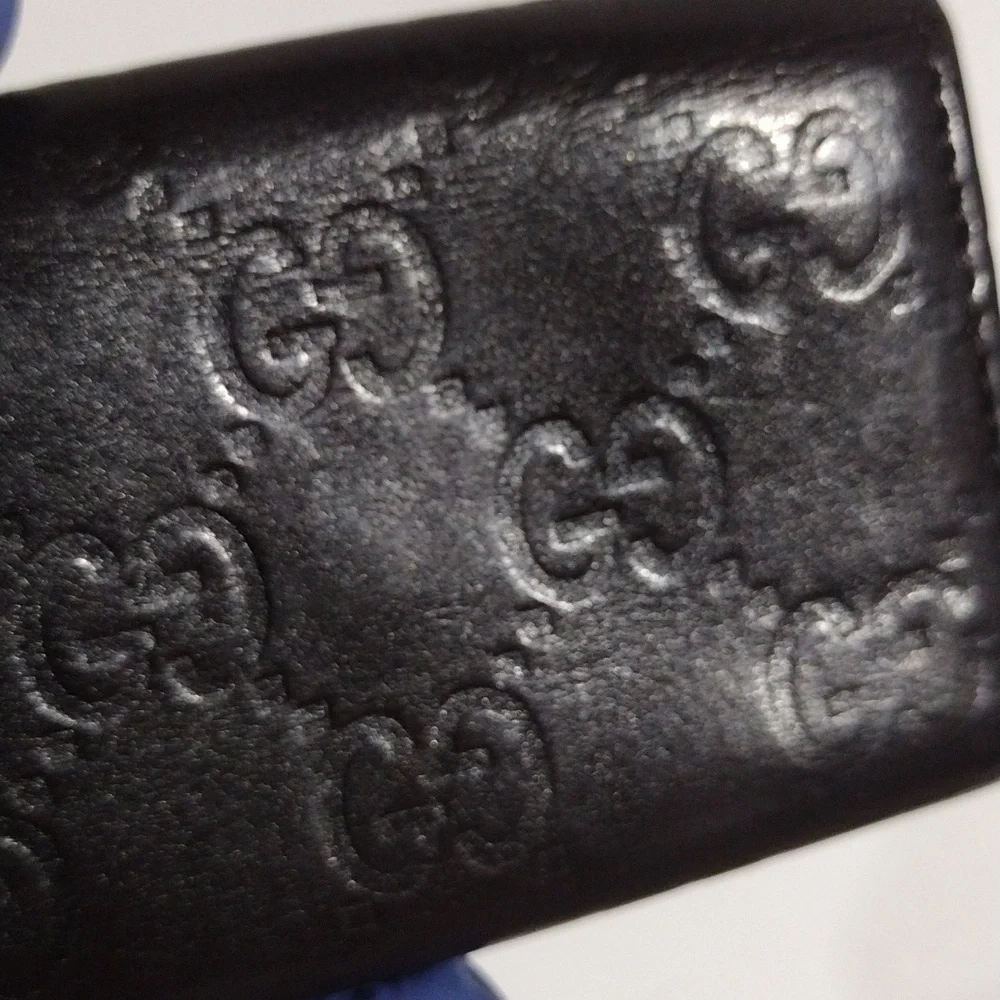 Gucci Women's Guccissima Leather Brown & Gold 6 Keys Case Holder - Accessory - Picture 6 of 13